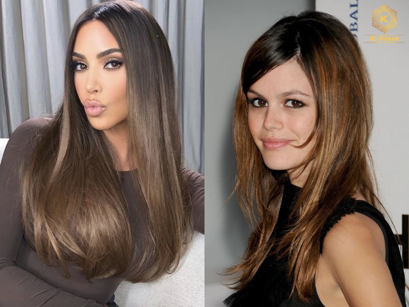 Kim Kardashian & Rachel Bilson are some famous faces with 1B hair