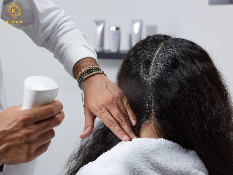 Make sure to exfoliate your scalp regularly