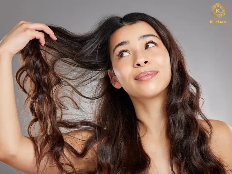 2A hair can be quick to gather buildups - making the strands easier to be weighed down