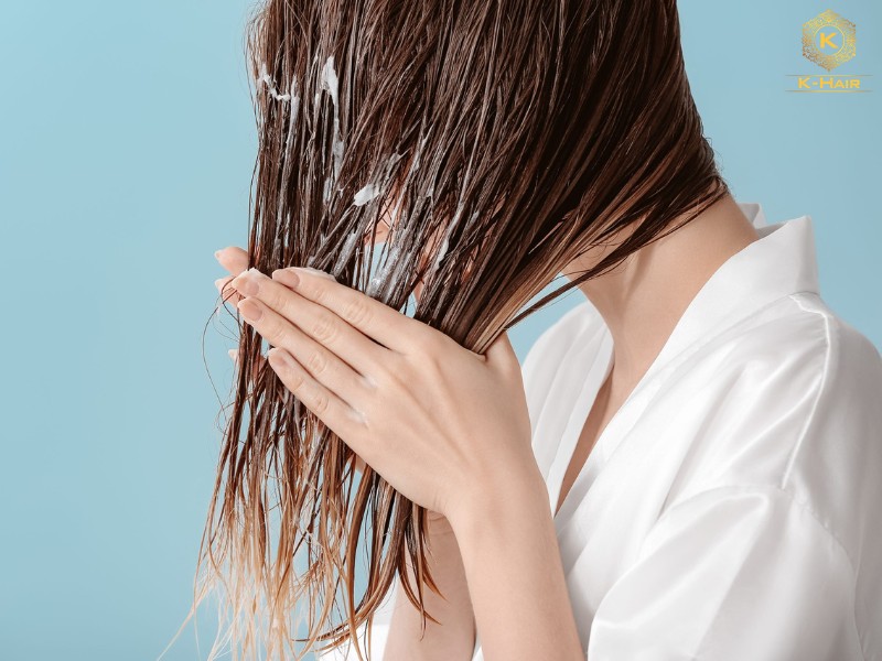 Using the right product can help with dryness and wiry strands