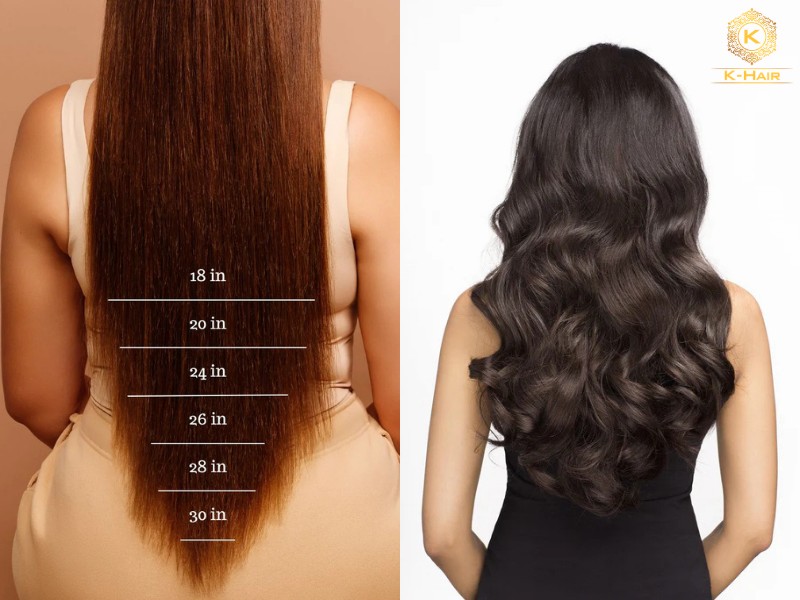 20 inch hair extensions typically fall around the mid-to-lower back