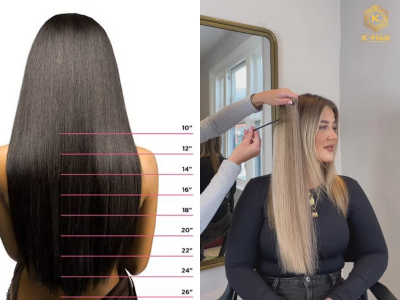 24 inch hair extensions will fall perfectly at your waist lengths