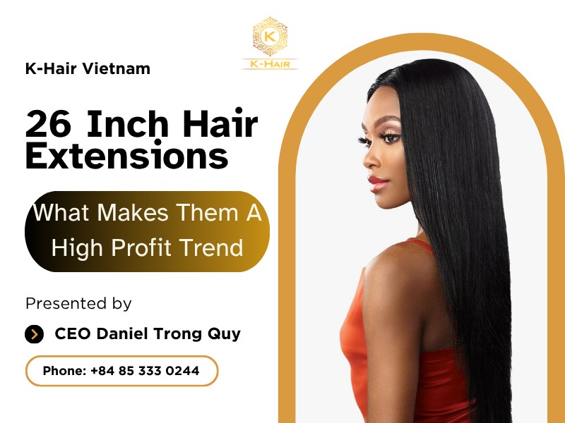 26 Inch Hair Extensions - What Makes Them A High Profit Trend