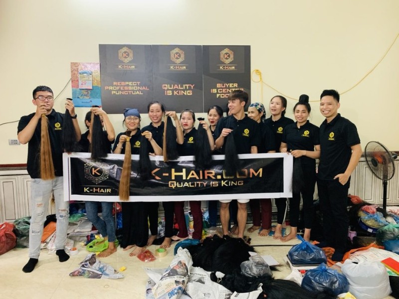 K-Hair - One of the best Vietnamese Hair Factory with high quality donor raw hair