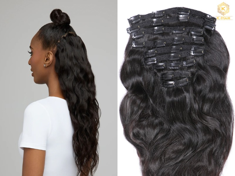 Clip-in hair extensions are one of the most selling hair extension variations on the market