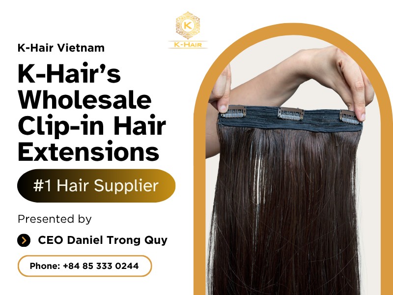 K-Hair’s Wholesale Clip-in Hair Extensions