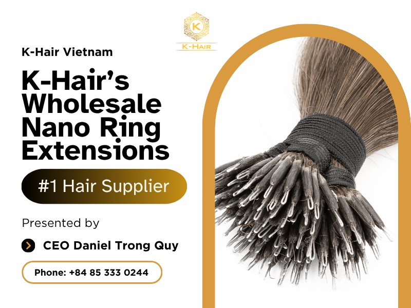 K-Hair’s Wholesale Nano Ring Hair Extensions