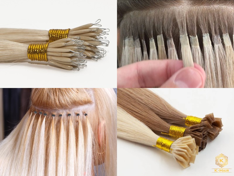 Nano ring vs tips-in hair extensions — cold fusion nano rings compared to keratin bond extensions