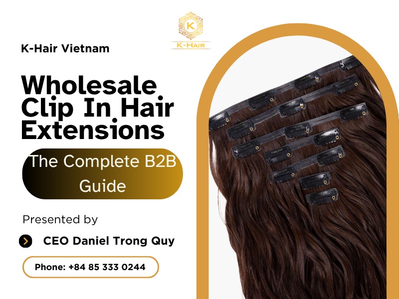 Wholesale Clip In Hair Extensions - The Complete B2B Guide 1 Wholesale Clip In Hair Extensions - The Complete B2B Guide