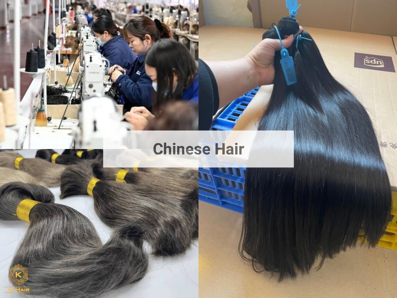 Vietnamese Hair vs Chinese Hair: Which Extensions Are Better? 5 Chinese hair is human hair collected from diverse, mixed sources and processed to create a market-ready product