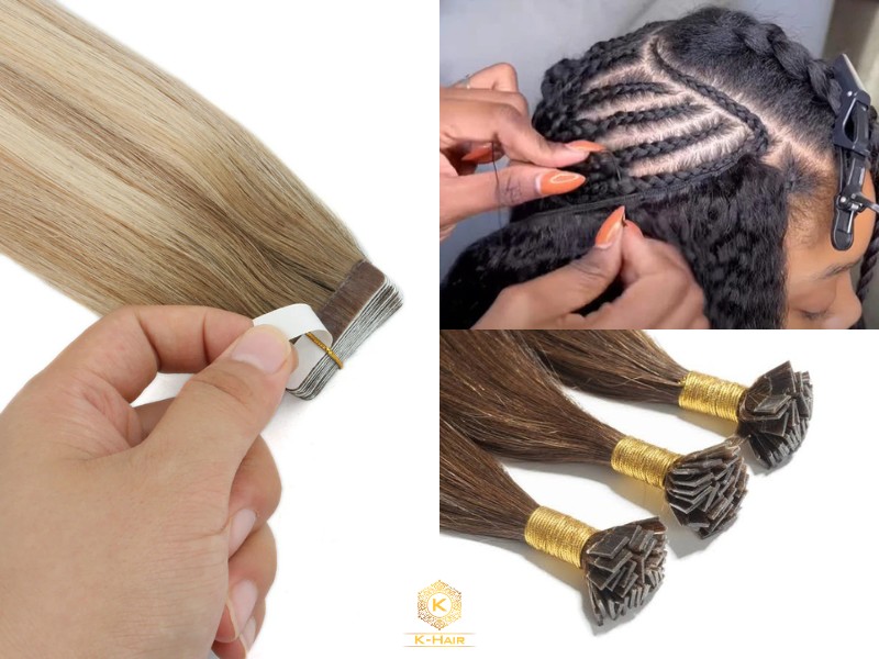 How to Choose Hair Extensions Like a Professional 7 Semi-Permanent methods include tape-ins. sew in hair extensions, and keratin bonded fusions