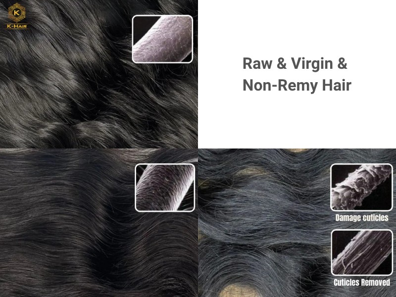 Raw Hair Extensions: The B2B Wholesale Sourcing Guide 3 The differences between Raw hair extensions and Virgin, Non-Remy Hair