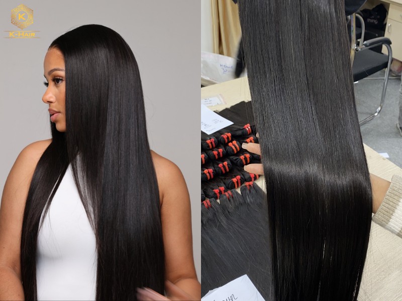 Don't Get Scammed! How to Know Original Bone Straight Hair 2 What Original & Authentic Bone Straight hair will look like