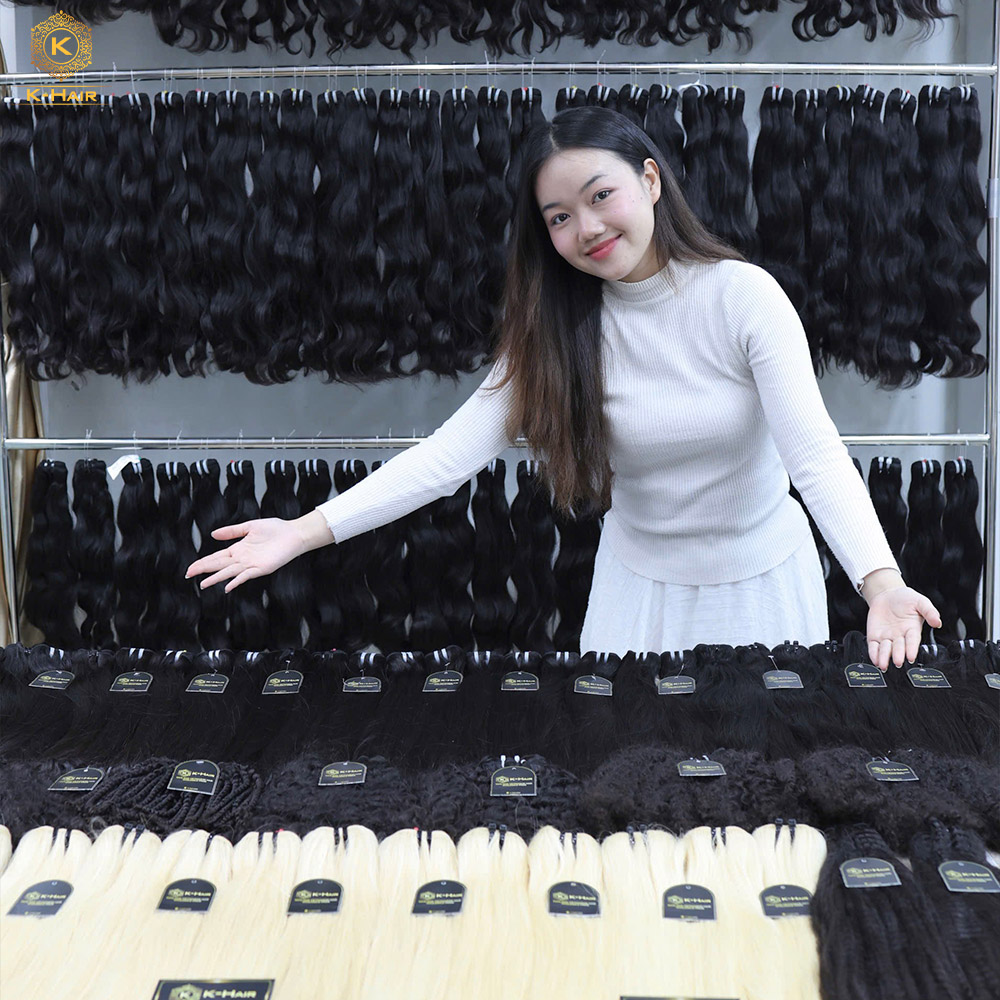 Wholesale Natural Wavy Raw Vietnamese Hair 1 4 4
