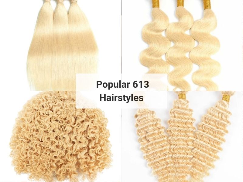 613 Hair Color Guide: Level 10 Blonde, Tones & Care Tips 5 Popular 613 hairstyles in straight, wavy and curly textures