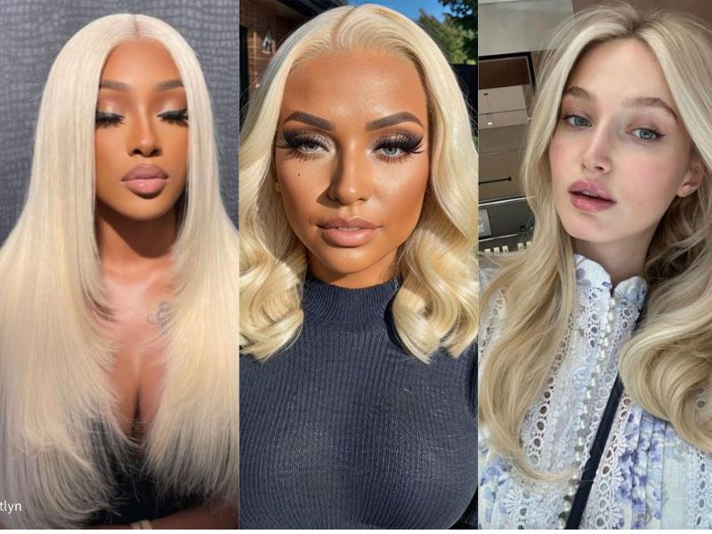 613 Hair Color Guide: Level 10 Blonde, Tones & Care Tips 4 613 hair color on fair, medium and dark skin tones