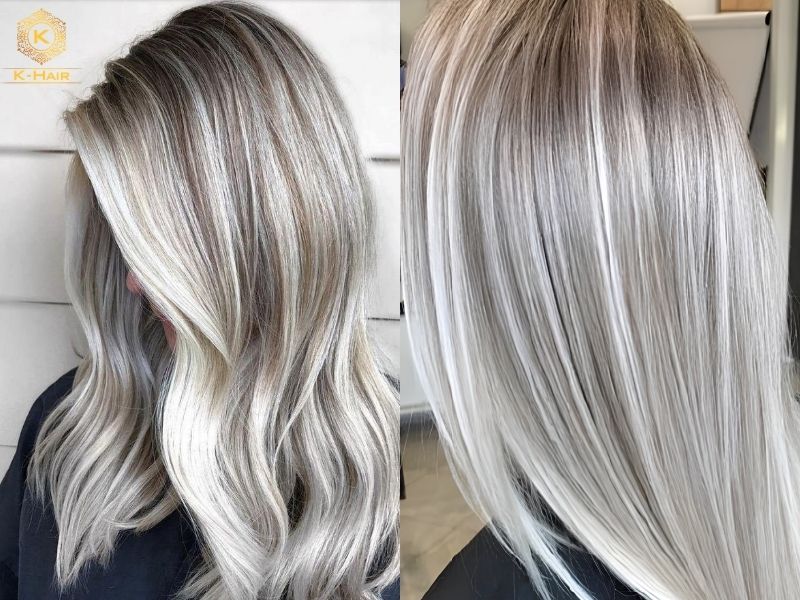 Ash Blonde vs Golden Blonde: Know the Differences Before You Choose 2 Ash blonde hair with cool gray and violet undertones