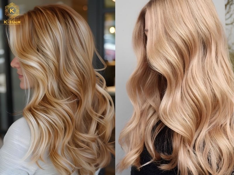 Ash Blonde vs Golden Blonde: Know the Differences Before You Choose 3 Golden blonde hair with warm honey and amber tones