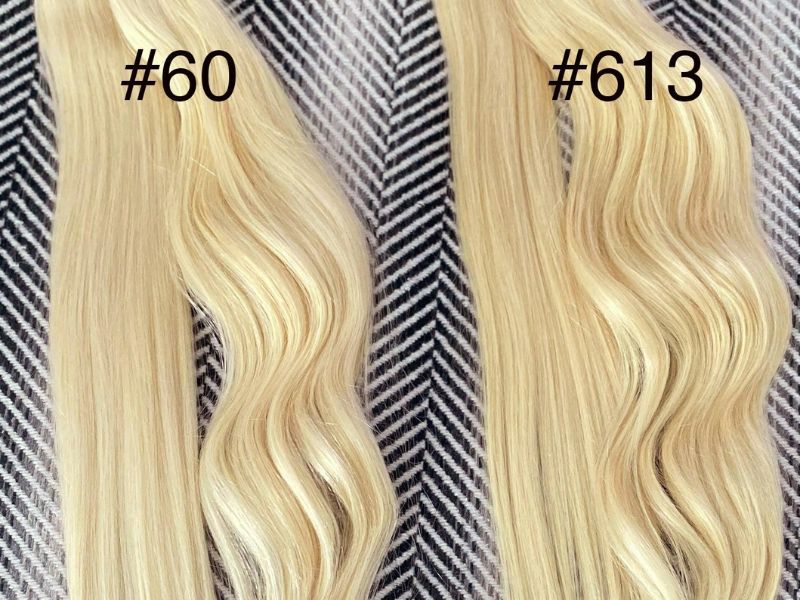 613 Hair Color Guide: Level 10 Blonde, Tones & Care Tips 3 613 vs 60 hair color side by side comparison
