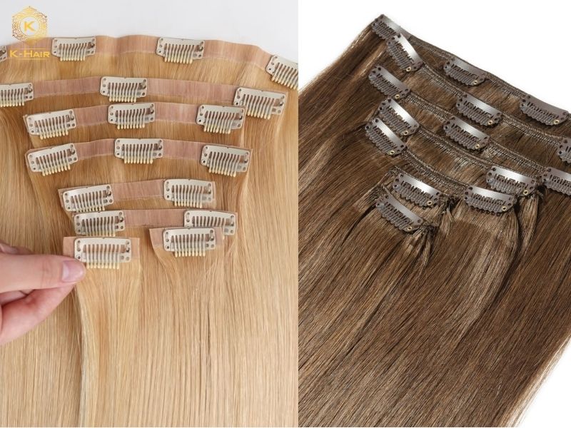 How to Install Clip-In Hair Extensions: A Step-by-Step Guide 3 Different clip-in extension sets for varying hair lengths and volume needs.