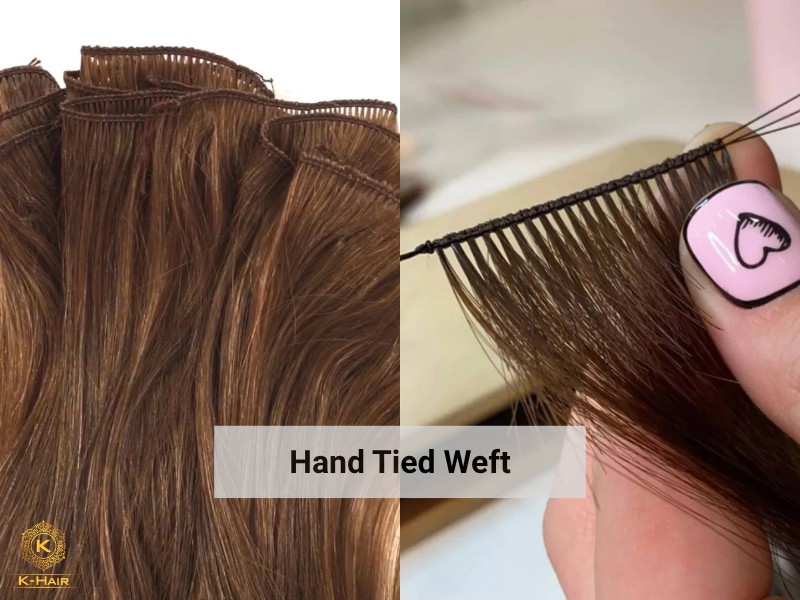 Hand Tied vs Machine Weft: The Real Differences? (2026) 2 Hand tied wefts are individual pieces of hair are tied by hand onto a very thin, strong thread, one small section at a time