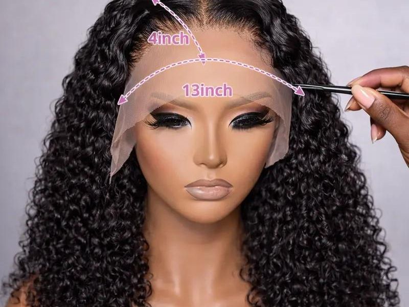 13x4 vs 13x6 Lace Front Wig: Which Is Better for You? 3 13x4 lace front wig with four inch parting space