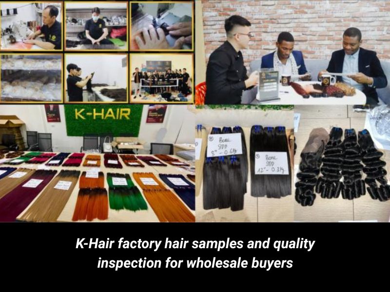 13x4 vs 13x6 Lace Front Wig: Which Is Better for You? 9 K-Hair factory hair samples and quality inspection for wholesale buyers