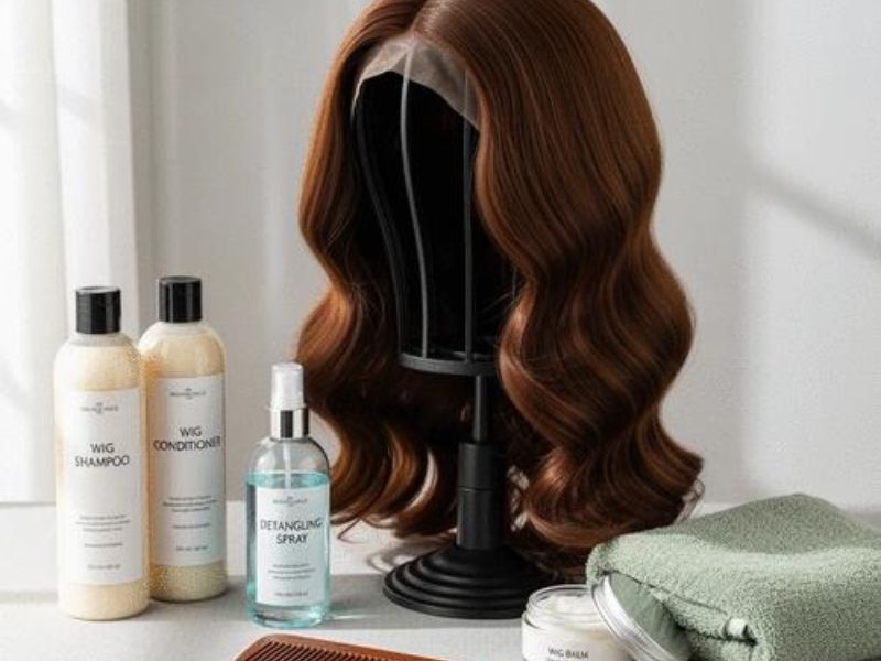 How to Care for Human Hair Wigs: A Complete Routine 2 Professional human hair wig care routine
