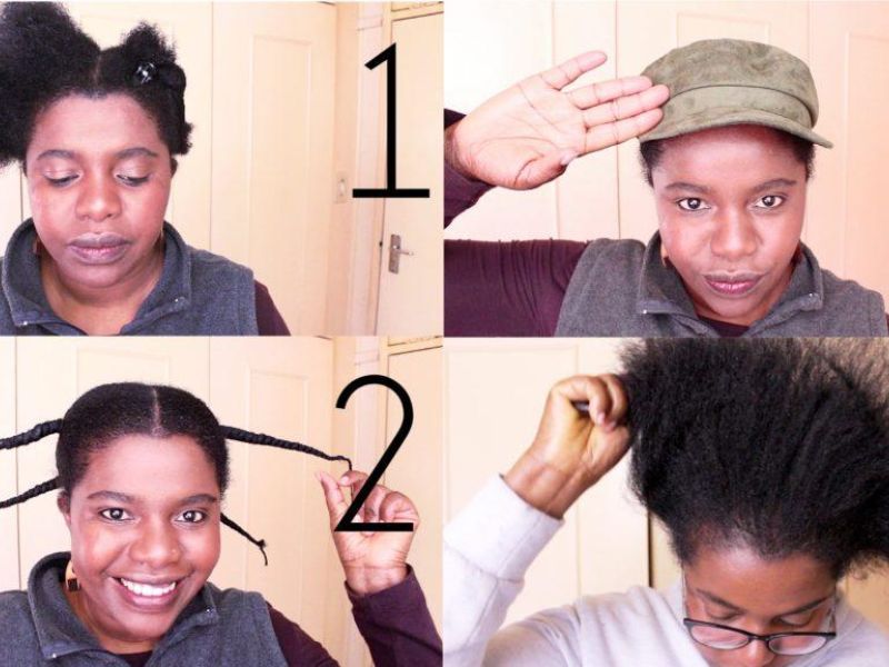 How to Straighten Hair Without Heat: 7 Easy Methods 5 African hair threading to stretch coily hair without heat