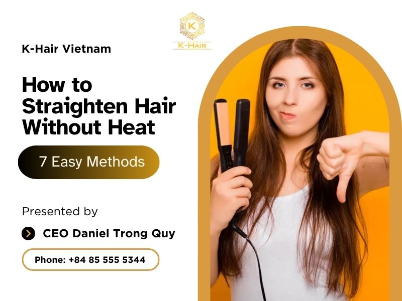 How to Straighten Hair Without Heat: 7 Easy Methods 1 How to Straighten Hair Without Heat: 7 Easy Methods