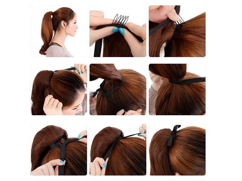 Ponytail Hair Extensions: A Wholesale Buyer's Guide 7 Simple steps to install ponytail hair extensions.