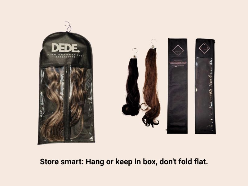 Ponytail Hair Extensions: A Wholesale Buyer's Guide 8 Proper storage for ponytail hair extensions